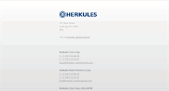 Desktop Screenshot of herkulesusa.com