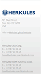 Mobile Screenshot of herkulesusa.com