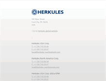 Tablet Screenshot of herkulesusa.com